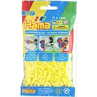 Hama Perlen pastell Gelb 1.000Stück von Hama Perlen