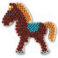 Hama 321 - Stiftplatte Pony weiß von Malte Haaning Plastic A/s