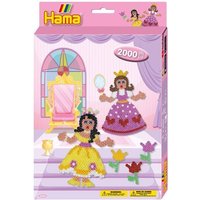 Hama 3444 - Bügelperlen, Geschenkpackung Prinzessin, 2000 Midi-Perlen und Zubehör von Hama