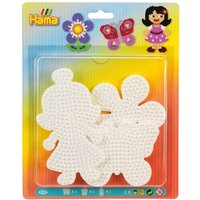 Hama 4583 - Stiftplatten für Midi Perlen, Schmetterling, Blume und Puppe von Hama