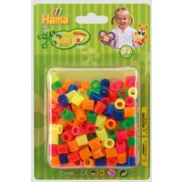 Hama 8522 - Perlen, Bügelperlen Maxi, 250 Stück, bunt, neonmix von Malte Haaning Plastic A/s