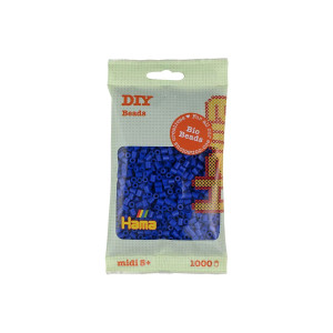 Hama Bio Midi Perlen 190-08 Blau - 1000Stück von Hama