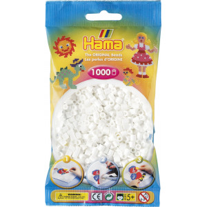 Hama Bügelperlen Midi 207-01 Weiß - 1000 Stk von Hama