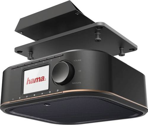 Hama DR350 Unterbauradio UKW AUX Schwarz von Hama