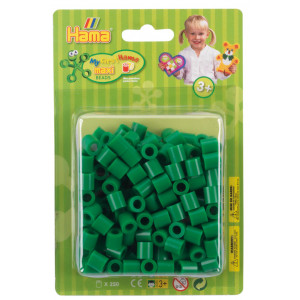 Hama Maxi 250 Bügelperlen Blister-Packung 8510 Grün - 250 Stk von Hama