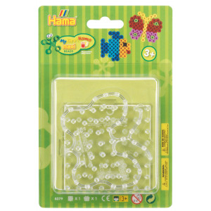 Hama Maxi 8279 Stiftplatten Beutel Quadrat und Schmetterling transpare von Hama