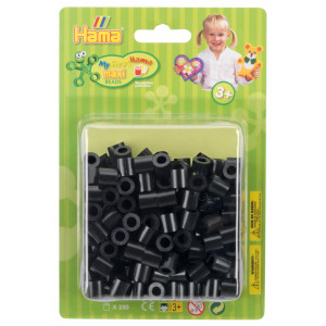 Hama Maxi Bügelperlen Blisterpackung 8518 Schwarz - 250 Stk von Hama