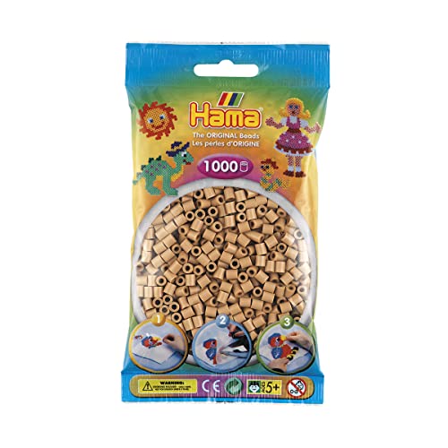 Hama - Midi Sachet 1000 Perles Café Frappé N, 207-75, Light Nougat von HAMA