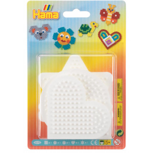 Hama Midi Blister-Packung 4570 Kreis, Herz, Stern, Quadrat und Sechsec von Hama