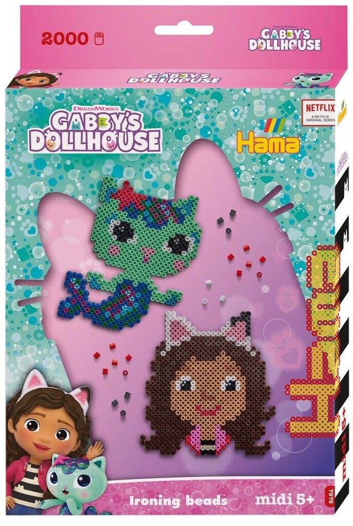 Hama Midi Gabby's Dollhouse Perlenset 2000 Teile von Hama