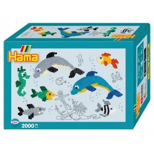 Hama Midi Geschenkbox 3507 Delfine von Hama