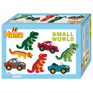 Hama Midi Small World Dinosaurier und Autos Set 3502 von Hama