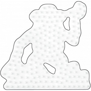 Hama Midi Steckplatte Affe Weiß 9x9cm - 1 Stk von Hama