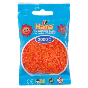 Hama Mini Bügelperlen 501-04 Orange - 2000 Stk von Hama