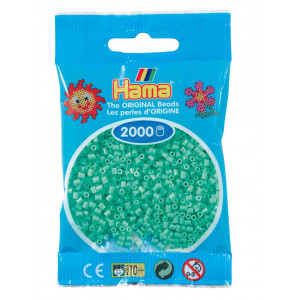 Hama Mini Bügelperlen 501-11 Hellgrün - 2000 Stk von Hama