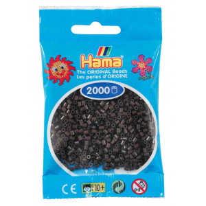 Hama Mini Bügelperlen 501-12 Braun - 2000 Stk von Hama