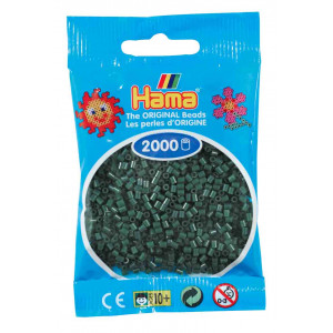 Hama Mini Bügelperlen 501-28 Olivgrün - 2000 Stk von Hama