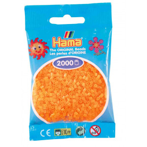 Hama Mini Bügelperlen 501-38 Neon-Orange - 2000 Stk von Hama