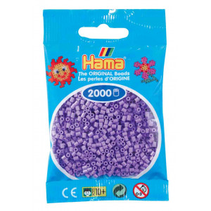 Hama Mini Bügelperlen 501-45 Pastelllila - 2000 Stk von Hama