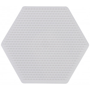 Hama Mini Stiftplatte 594 Hexagon Weiß - 1 Stk von Hama