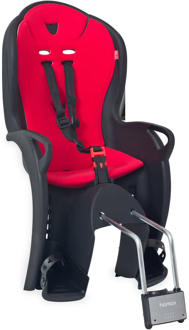 Hamax Kiss Fahrradsitz, Black/Red von Hamax