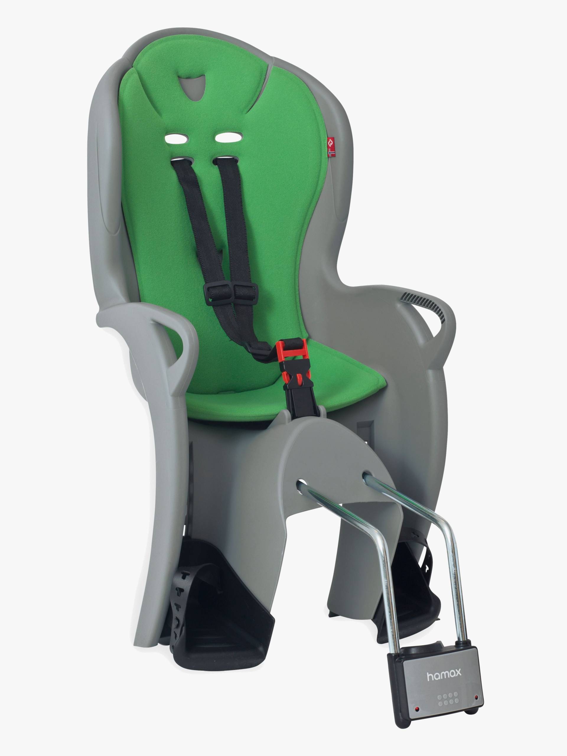 Hamax Kiss Fahrradsitz, Medium Grey/Green Hamax Kiss Fahrradsitz, Medium Grey/Green von Hamax