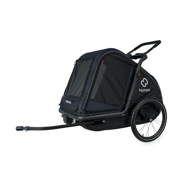 hamax Hundefahrradanhänger Pluto L navy blue/black von Hamax