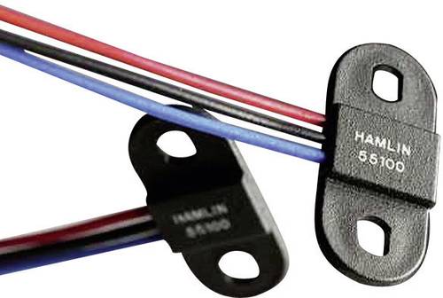 Hamlin Hallsensor 55100-3H-02-A 3.8 - 24 V/DC Messbereich: 0 - 18mm Kabel, offenes Ende von Hamlin