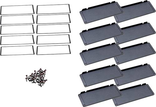 Hammond Electronics Endplatte Aluminium Schwarz (L x B x H) 16 x 194 x 72mm 10St. von Hammond Electronics