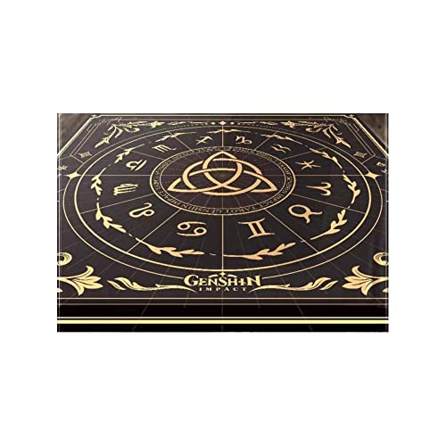 Hanaiette Genshin Impact Peripherie-Tarot-Kartenspiel-Figuren, HD, komplettes Set von Tarotkarten (Stoff), LZH-1188, Einheitsgröße von Hanaiette