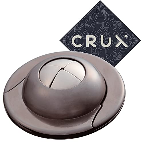 Hanayama Cast UFO-Puzzle – Level 4 von 6 – Fairly Hard – inkl. Crux Aufkleber von Hanayama and Crux Puzzles