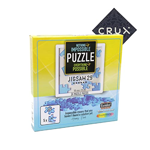 Yuu Asaka Jigsaw 29 - Hanayama Version - Sehr schwieriges Denkspiel für Erwachsene - Inklusive Crux Aufkleber von Hanayama and Crux Puzzles