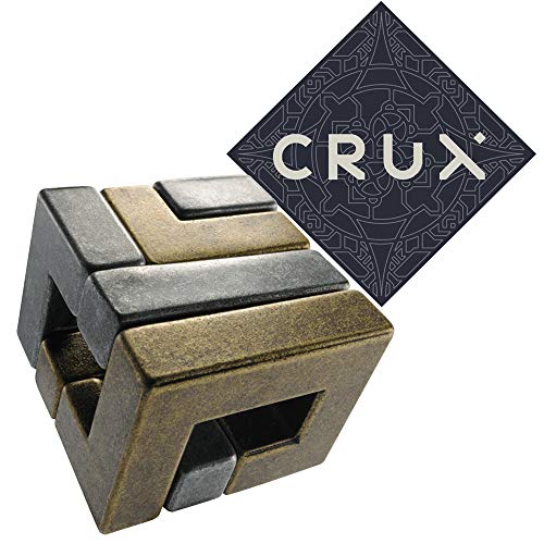 Hanayama Cast Coil Puzzle – Level 3 von 6 – Mitteltöne – inkl. Crux Aufkleber von Hanayama and Crux