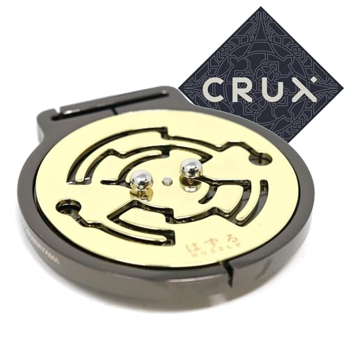 Hanayama Cast Medallion Puzzle - Level 5 of 6 - Very Difficult - Includes Crux Sticker von Hanayama and Crux