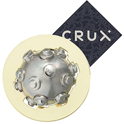 Hanayama and Crux Cast Planet Puzzle - Level 4 von 6 - ziemlich hart - inklusive Crux Aufkleber von Hanayama and Crux