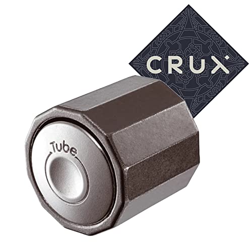 Venker Hanayama Cast Tube Puzzle - Level 5 von 6 - Sehr schwierig - Inklusive Crux Sticker von Hanayama and Crux