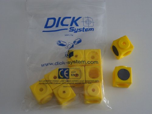 10 gelbe Steckwürfel zur Demonstration oder Förderung mit 3,4 cm Kantenlänge, magnetisch 10 gelbe Steckwürfel zur Demonstration oder Förderung mit 3,4 cm Kantenlänge, magnetisch von Handelsagentur Sieboldt