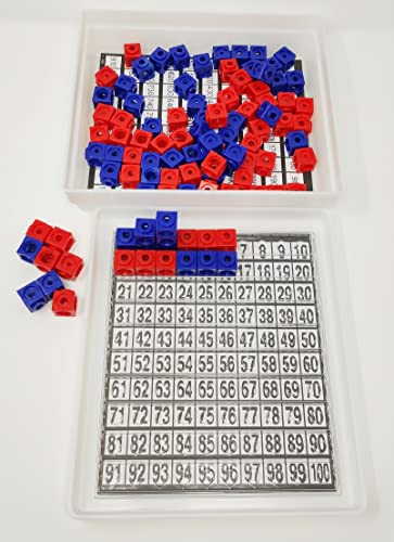 Handelsagentur Sieboldt Dick-System Mathebox/Multibox - 100 Steckwürfel 2-farbig von Handelsagentur Sieboldt