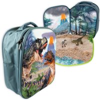 Rucksack mit Spielmatte und Figuren, Dinosaurier von Handelshaus Legler