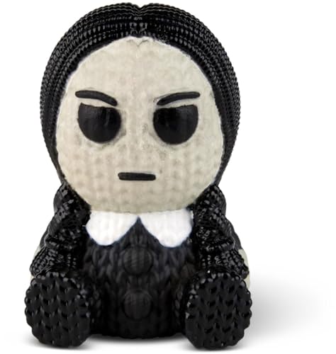 Handmade by Robots - The Addams Family - Wednesday Addams - Glow in The Dark #027 (4,4 cm Mikro-Vinyl-Figur) von Handmade by Robots