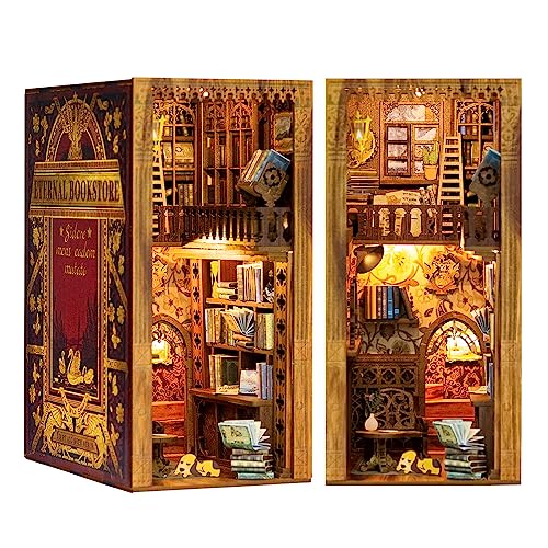 Hands Craft - DIY Miniature Kit Book Nook | Eternal Bookstore von Hands Craft