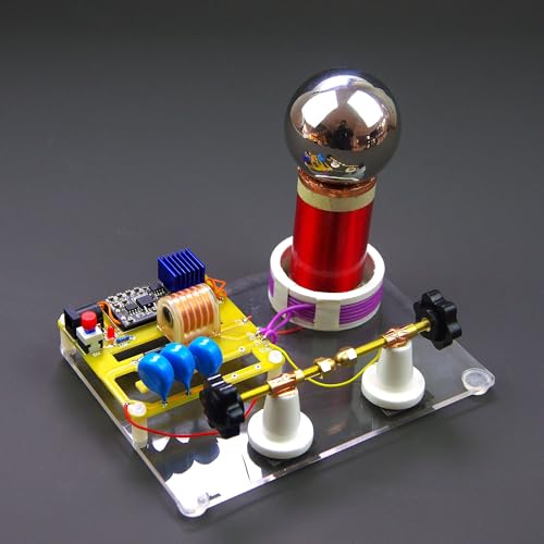 HandsMagic Mini Spark Gap Tesla Coil SGTC DIY Kits Tesla Spule Elektronisches Lötset Wissenschaft Physik Spielzeug von HandsMagic