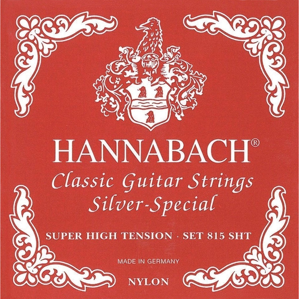 Hannabach 815 SHT Silver Special Red Saiten Konzertgitarre von Hannabach