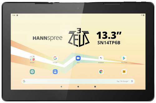 Hannspree Pad Zeus 3 WiFi 128GB Schwarz Android-Tablet 33.8cm (13.3 Zoll) 2GHz MediaTek Android™ 1 von Hannspree