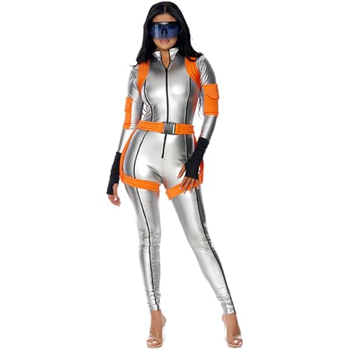 Astronauten Kostüm, Ganzkörper Kostüm, Kostüm Astronaut Herren, Karneval Kostüm Herren, Alien Kostüm, Kostüm Damen Karneval, Pilot Kostüm, Alien Kostüm Herren, Für Karneval Cosplay Mottoparty von Hanraz