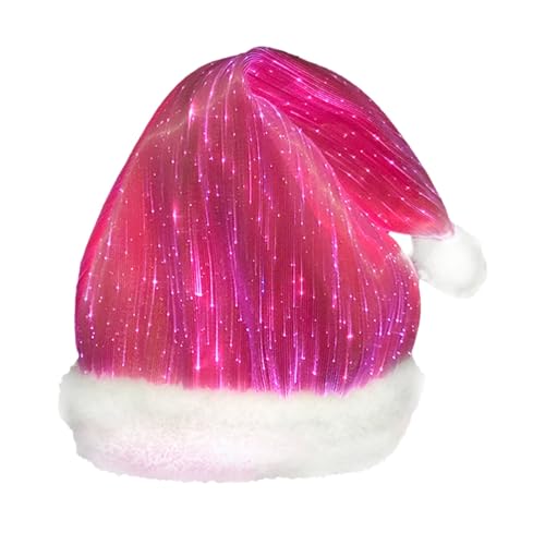 Hanraz Weihnachtsmützen Erwachsene, Weihnachtskostüm Damen Partys Klassischer Zipfelmütze Weihnachtsmann Rote Bequemes Weihnachtsmütze Weihnachtsmann Kostüm Plüsche Unisex Weihnachtsoutfit von Hanraz