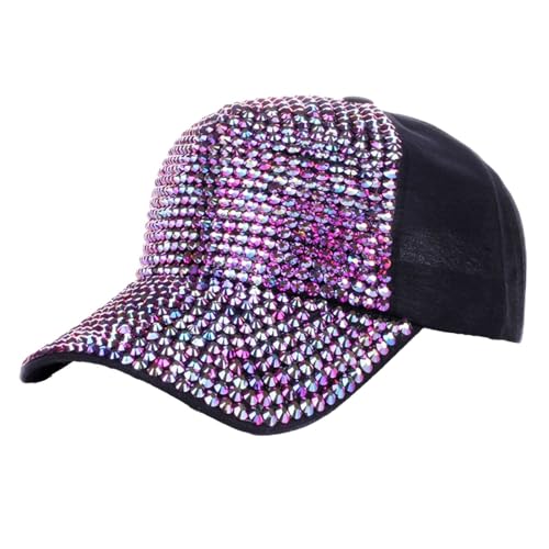 Hanraz partyhut rot, karnevalskostüme damen, Silvester Accessoires Pailettenhut Clubstyle Partyhut Damen Baskenmütze Mit Glitzernden Für Party Faschingsmütze Discokugel Performance Kostüm von Hanraz