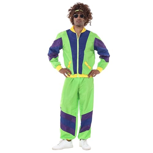 karneval kostüm damen hippie, black friday, 90er Jahre Outfit Herren, Trainingsanzug 80er, Karneval Kostüm Faschingskostüm Damen Faschingskostüme Disco Outfit Herren 80/90 Er Outfit Damen von Hanraz