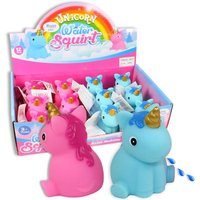 Großpack Einhorn-Spritzer, 12 Stück niedliche Wasserspritztiere von Hans Postler Gmbh & Co. KG