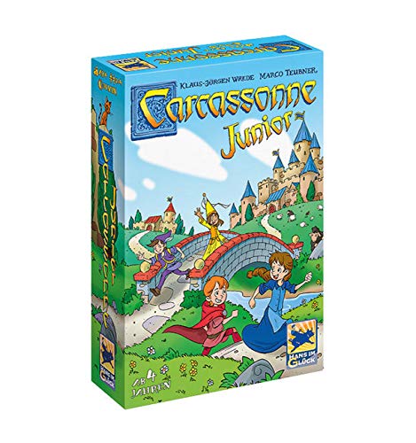 Hans im Glück, Carcassonne Junior, Kinderspiel, Brettspiel, 2-4 Spieler, Ab 4+ Jahren, 30+ Minuten, Deutsch, Bunt, Mehrfarbig von Hans im Glück